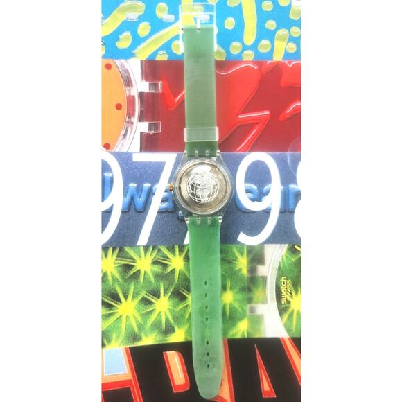 Swatch TIME TO MOVE SAK102 1992 Automatic 23 Jewles watch New Old Stock - Picture 6 of 9